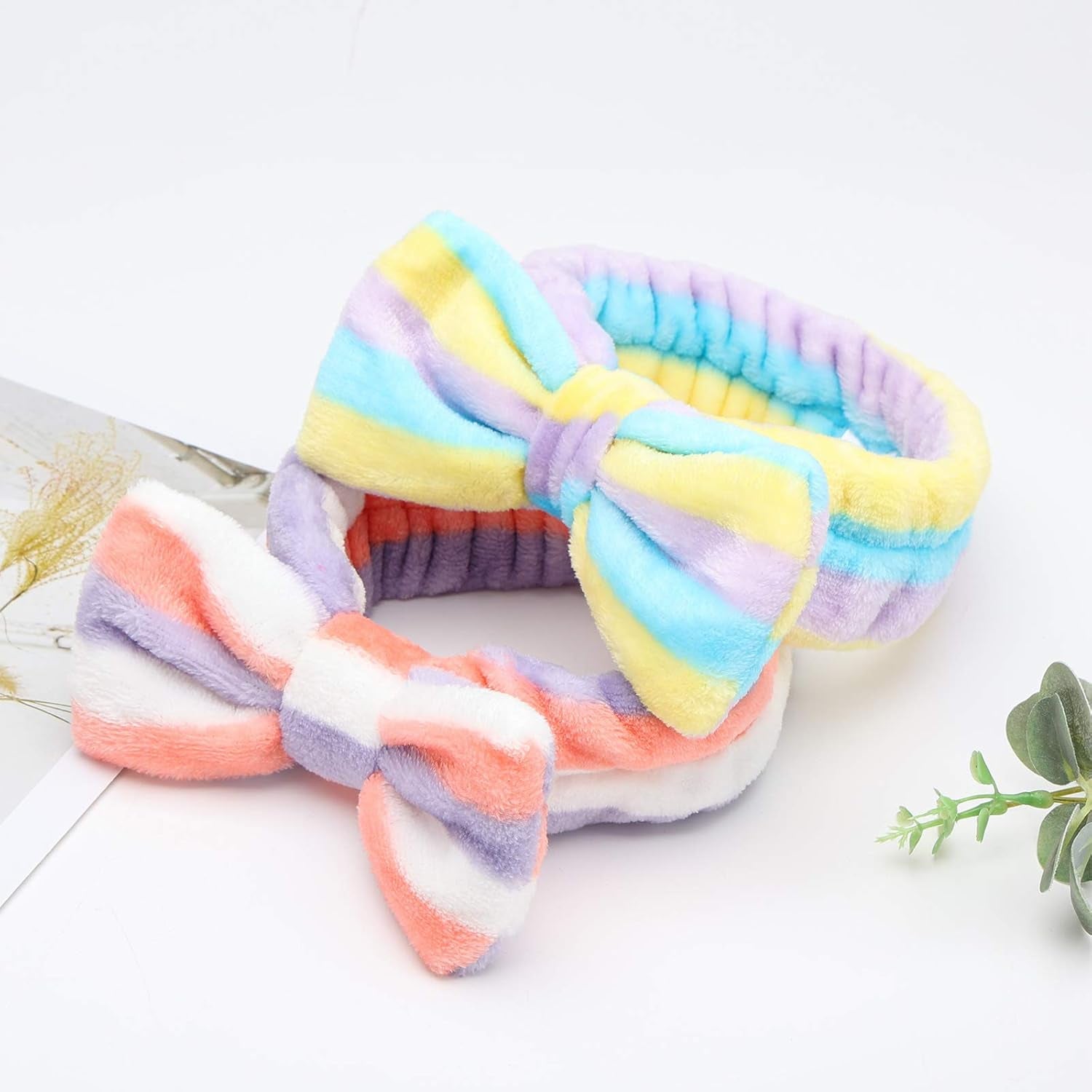 8Pack Spa Headband, Makeup Headban for Women, Washing Face, Kids Spa Day Kit, Girls Day Pajama Party Favors